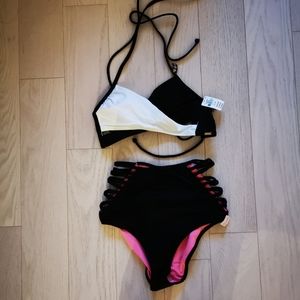 NWT Pink Bikini bottom only